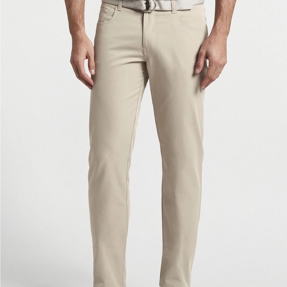 Peter Millar EB66 Performance Five Pocket Pant in Knaki